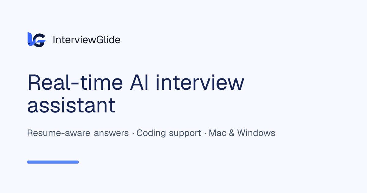 I built an AI interview assistant that turns questions into short talking points